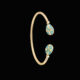Fabergé Heritage Yellow Gold Turquoise Guilloché Email  Bracelet ouvert  1057bt1895