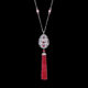 FABERGE Collier « IMPERATRICE RUBY TASSEL »