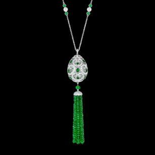 Collier FABERGÉ  « IMPERATRICE EMERALD TASSEL »