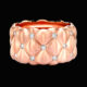 Fabergé Bague Treillage en or rose brossé et diamants 530rg836