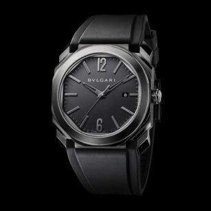 BULGARI Octo Ultranero Acier DLC 102737