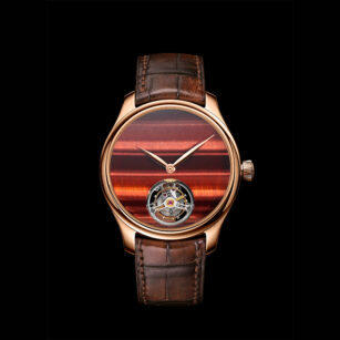 H MOSER & CIE ENDEAVOUR TOURBILLON CONCEPT TIGER’S EYE 1804-0401