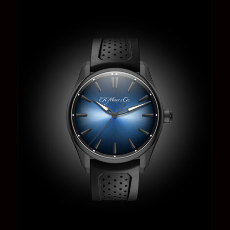 H. Moser & Cie THE PIONEER Centre Seconds Funky Blue Black Edition 3200-1205