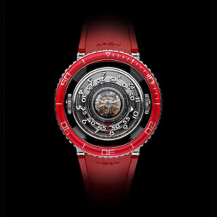 MB&F HM7 AQUAPOD PLATINE ROUGE