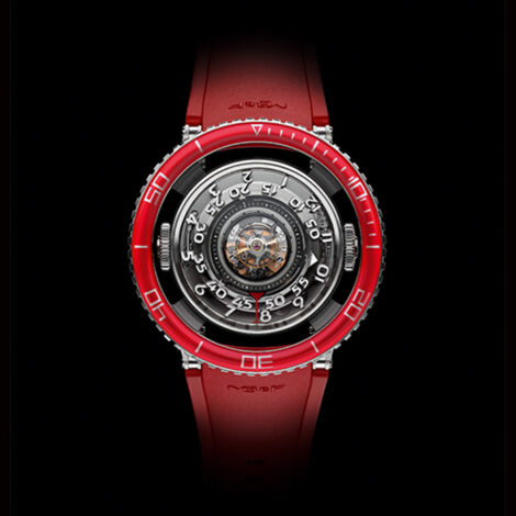 MB&F HM7 AQUAPOD PLATINE ROUGE