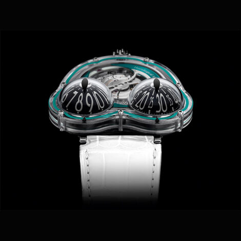 MB&F HM3 FrogX, édition limitée 10e anniversaire en verre saphir