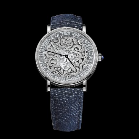 CORUM COIN WATCH MEDUSA  (pièce unique)