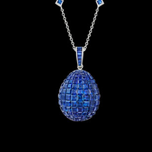 PENDENTIF FABERGE « Mosaic Sapphire »