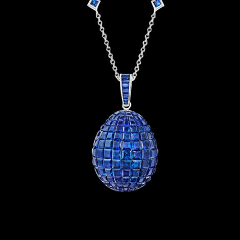 PENDENTIF FABERGE « Mosaic Sapphire »