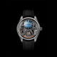 H MOSER et CIE PIONEER CYLINDRICAL TOURBILLON SKELETON  3811-1200