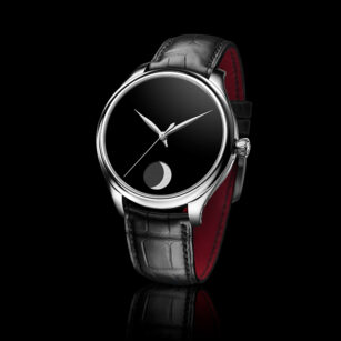 H. MOSER & CIE. ENDEAVOUR PERPETUAL MOON CONCEPT VANTABLACK 1801-1200