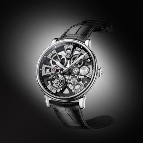 ARNOLD & SON Nebula 38 Steel Supernovæ OPEN WORK BLACK EDITION 1NECS.B03A.C180A