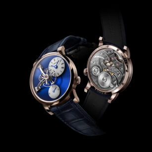 MB&F LEGACY MACHINE 101 OR ROSE CADRAN BLEU