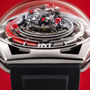 HYT CONICAL TOURBILLON TITANIUM RED PIECE UNIQUE EN COLLABORATION X CHRONOPASSION