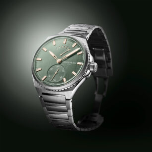 Arnold & Son Longitude Titane vert fougère : 1LTAT.F01A.N001U