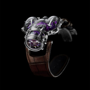 MB&F HOROLOGICAL MACHINE N°9 « SAPPHIRE VISION » Purple