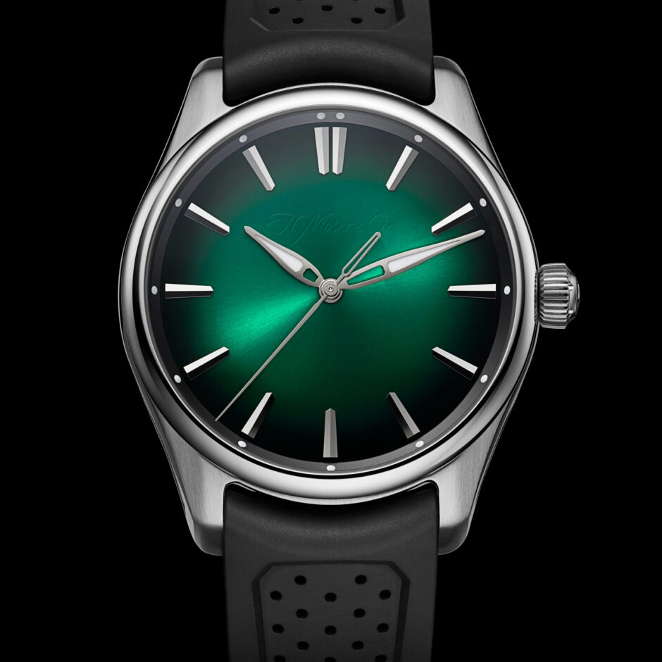 hmoser 3201 1201 pioneer centreseconds cosmicgreen 40mm sdt b