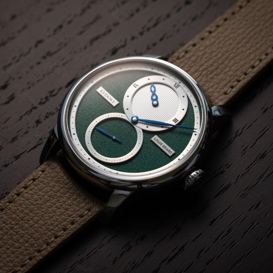 LE RÉGULATEUR LOUIS ERARD X KUDOKE FOREST GREEN ÉDITION LIMITÉE À 100 EXEMPLAIRES REF. 85237AA49.BVA178