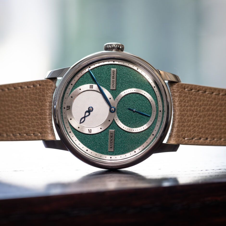 LE RÉGULATEUR LOUIS ERARD X KUDOKE FOREST GREEN ÉDITION LIMITÉE À 100 EXEMPLAIRES REF. 85237AA49.BVA178