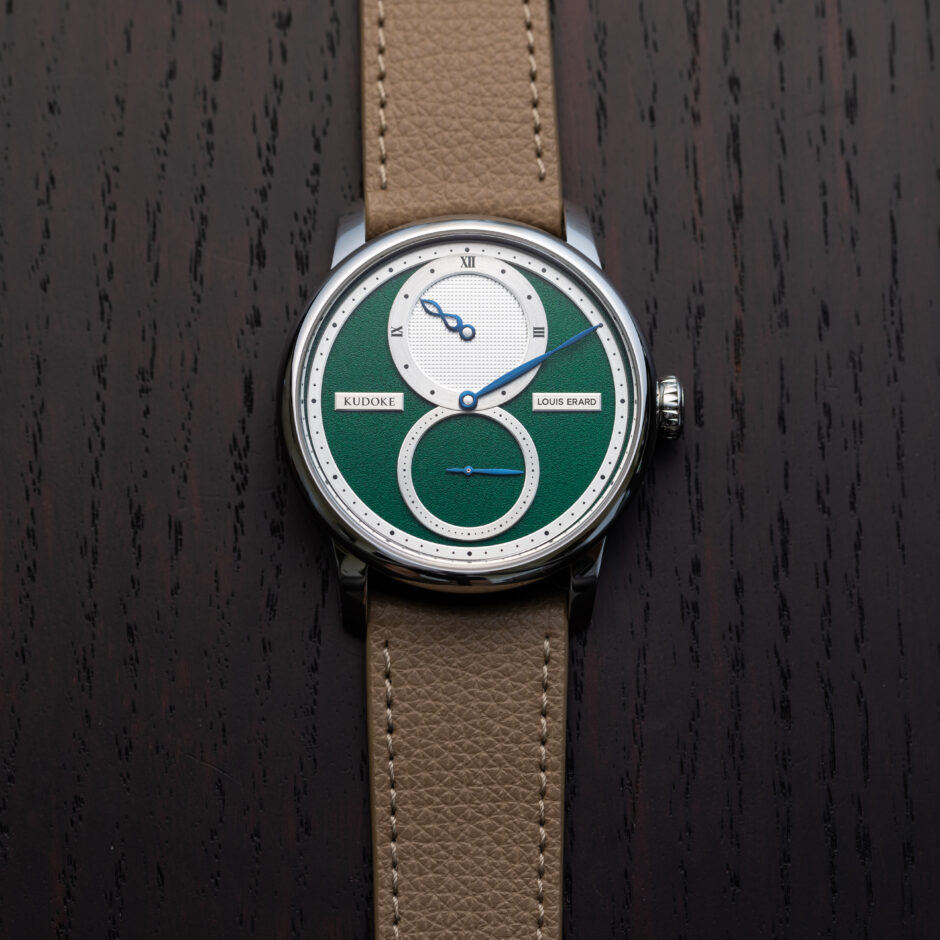 LE RÉGULATEUR LOUIS ERARD X KUDOKE FOREST GREEN ÉDITION LIMITÉE À 100 EXEMPLAIRES REF. 85237AA49.BVA178