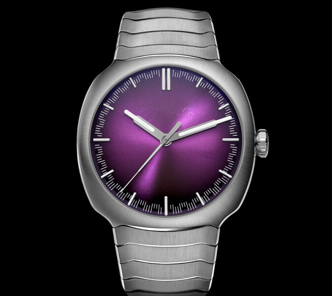 H. MOSER & CIE. STREAMLINER CENTRE SECONDS PURPLE HAZE 6201-1201