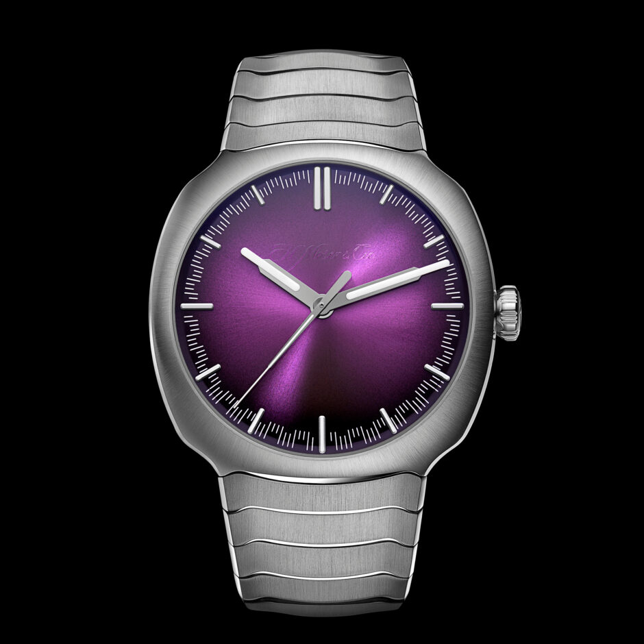 hmoser 6201 1201 streamliner centre seconds purple sdt b