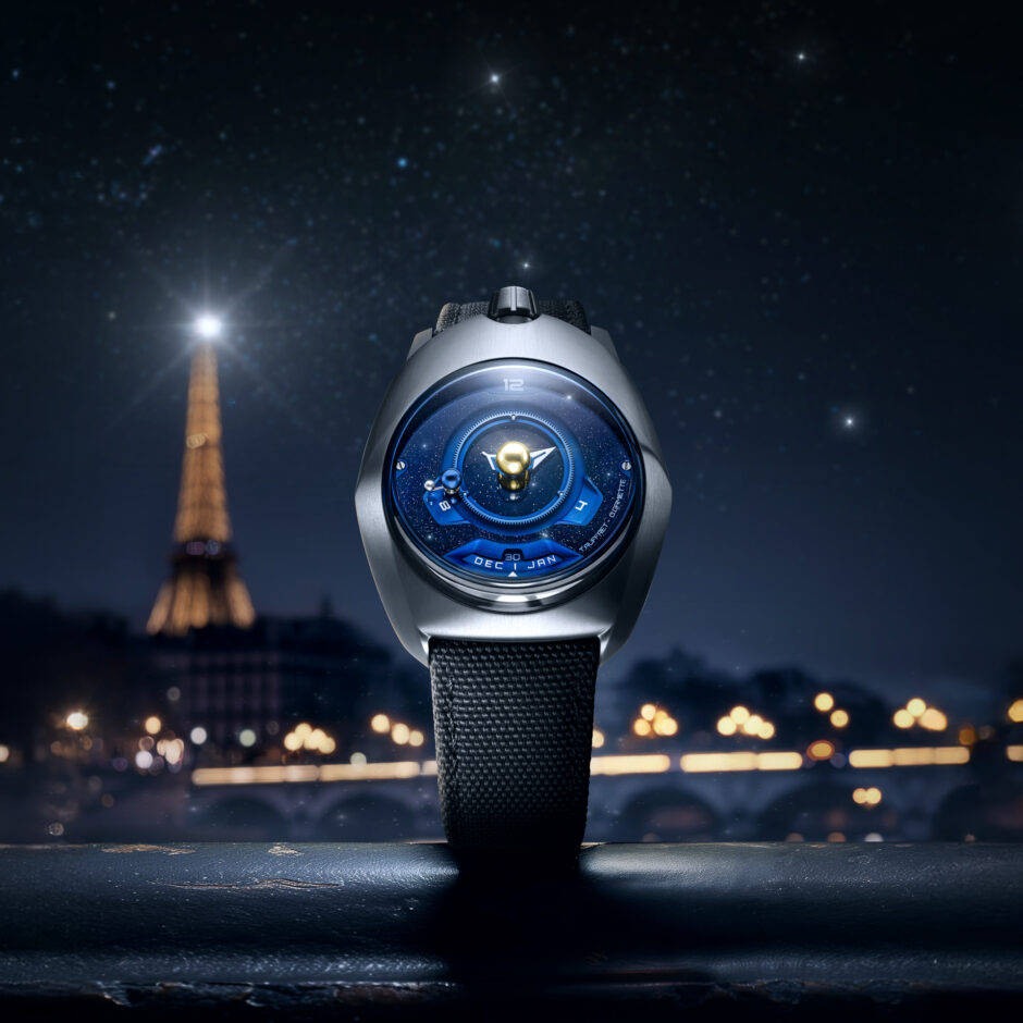 tellurium front on paris space landscape