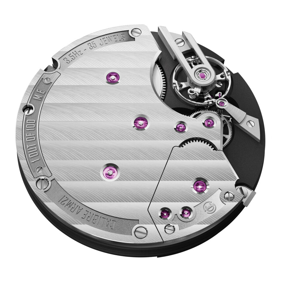 Armin Strom oneweek manufacture edition mechanism verso hr