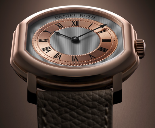 DANIEL ROTH EXTRA PLAT ROSE GOLD DBBD01A1