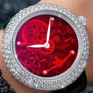 Jacob & Co  Brilliant Skeleton Northern Lights, Stainless Steel Red, 42mm BS420.10.RD.AA.A