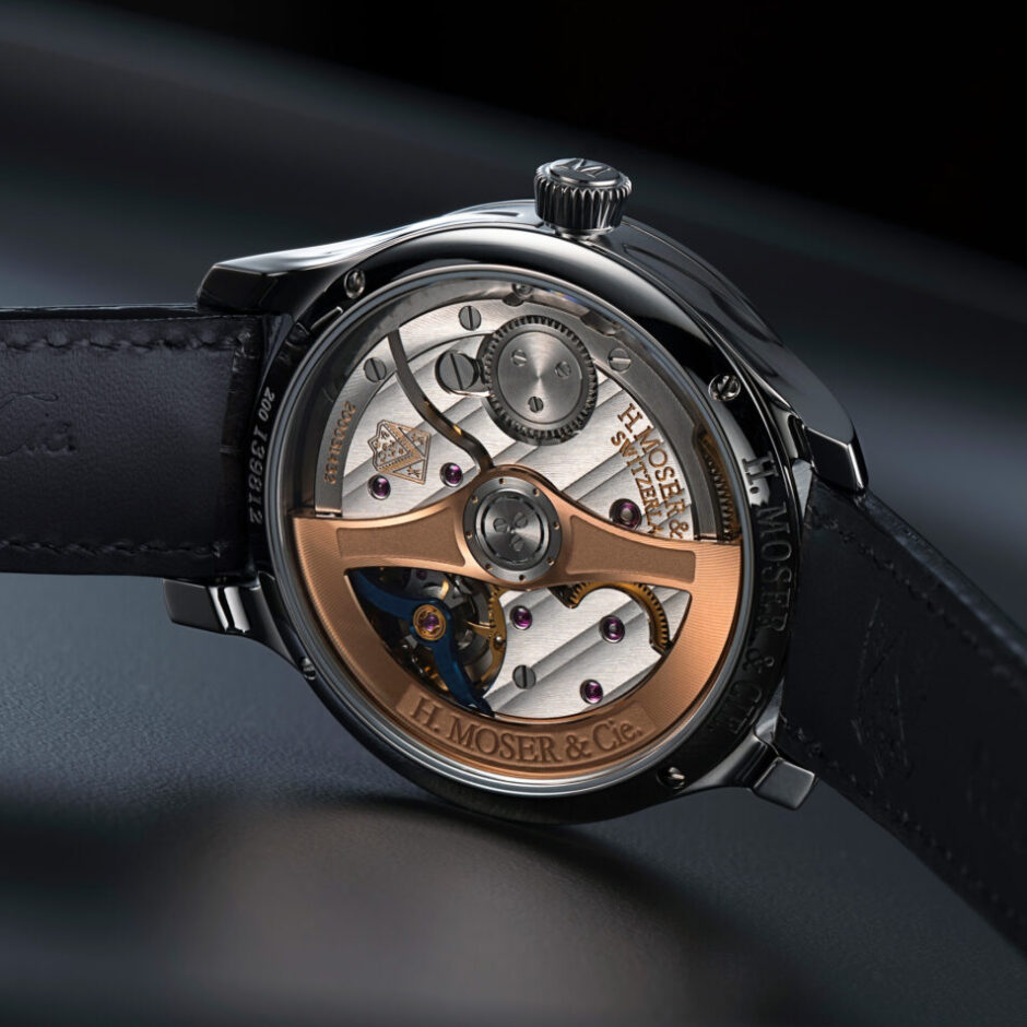 H MOSER & Cie ENDEAVOUR CENTRE SECONDS BLUE LAGOON REF. 1200-1240