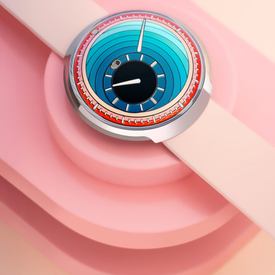 Ressence TYPE 8 DE1 – Édition limitée Daniel Engelberg (Rose Pastel)