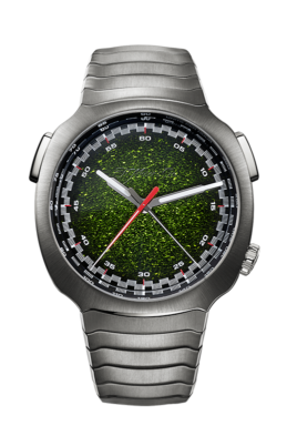 H.Moser & Cie Streamliner Flyback Chronograph Automatic 6907-1205 – Matrix Green fumé
