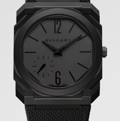 Bulgari Octo Finissimo Automatique 104268 – Montre extra-plate en titane DLC noir