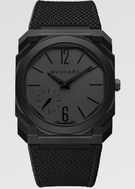 Bulgari Octo Finissimo Automatic 104268 – Ultra-thin watch in black DLC titanium