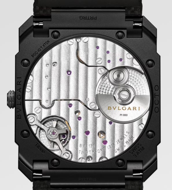 Bulgari Octo Finissimo Automatic 104268 – Ultra-thin watch in black DLC titanium