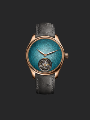 H. Moser & Cie. Endeavour Tourbillon Concept Enamel Turquoise – Réf. 1805-0400
