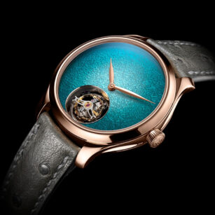 H. Moser & Cie. Endeavour Tourbillon Concept Enamel Turquoise – Réf. 1805-0400