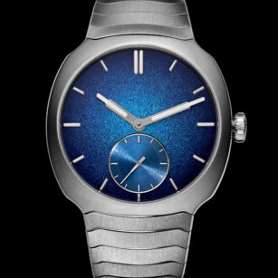 H. Moser & Cie. Streamliner Small Seconds Blue Enamel 6500-1200