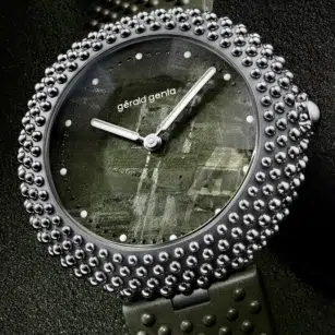 Gérald Genta Gentissima Oursin 41 Green Meteorite