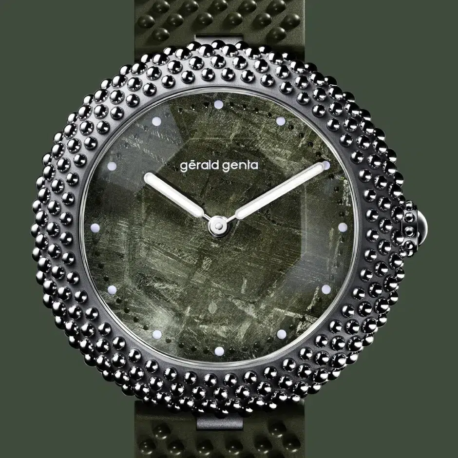 Gérald Genta Gentissima Oursin 41 Green Meteorite