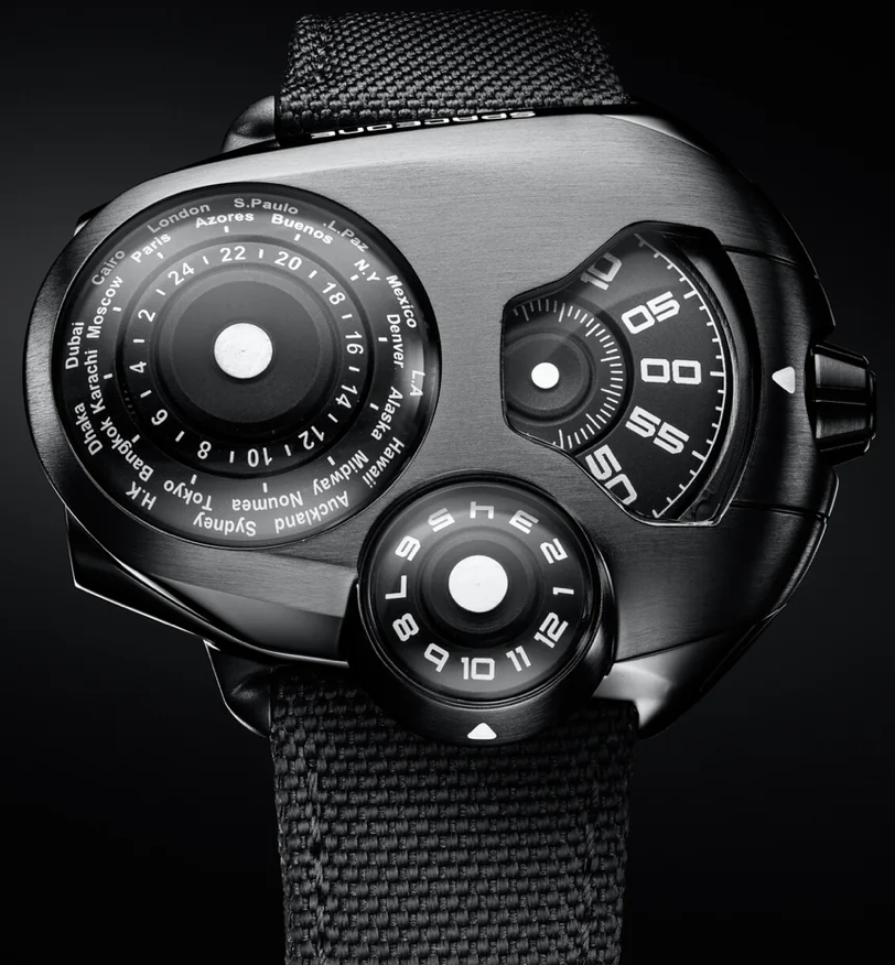 Space One WORLDTIMER black