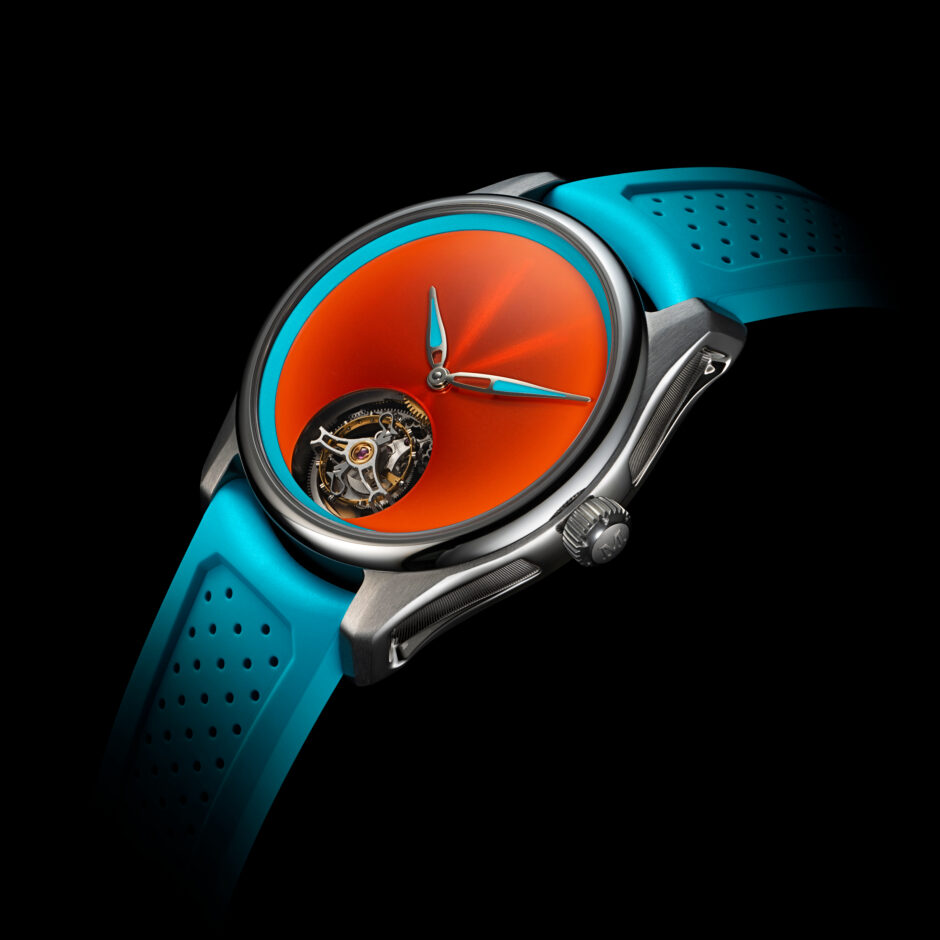 H.Moser & Cie. Pioneer Tourbillon Spiced Aqua 3805-1200