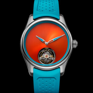 H.Moser & Cie. Pioneer Tourbillon Spiced Aqua 3805-1200