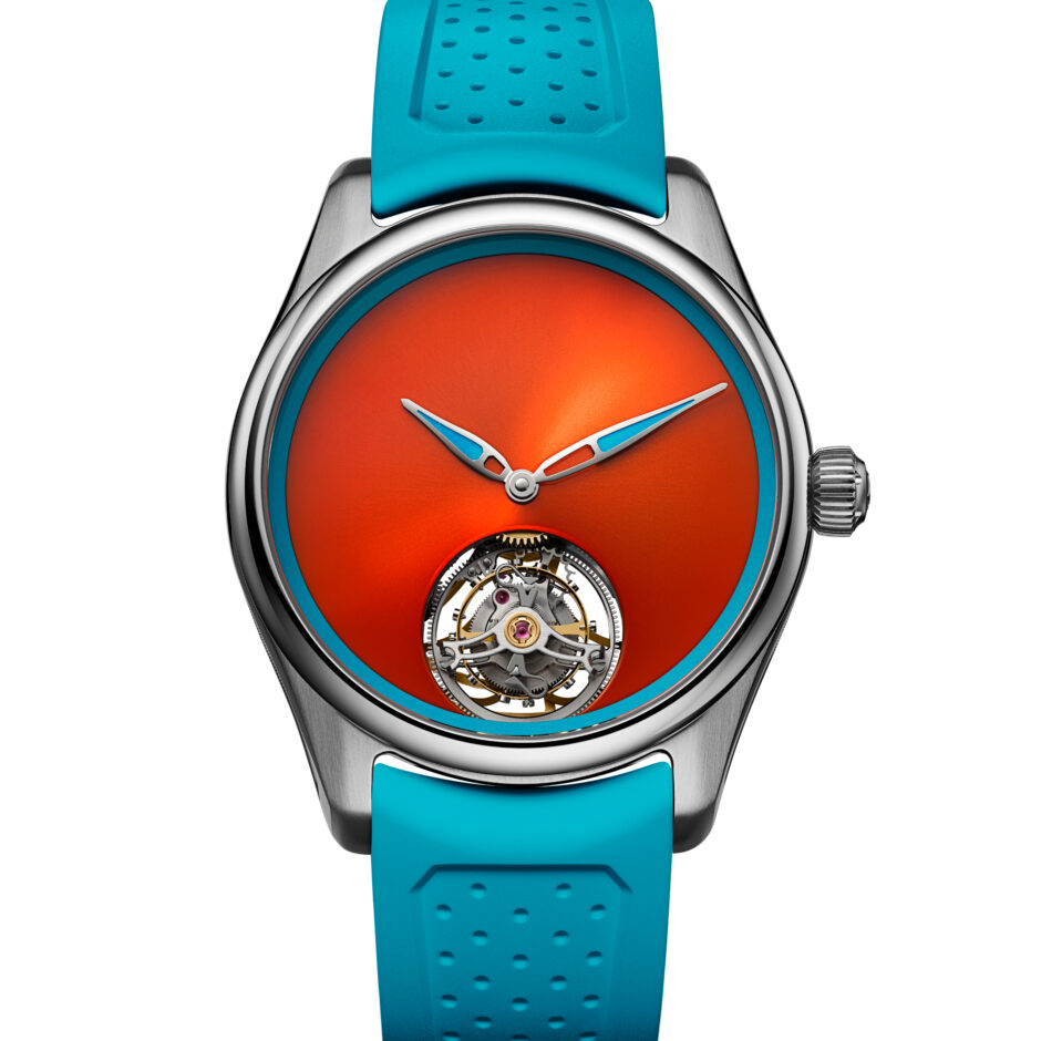 H.Moser & Cie. Pioneer Tourbillon Spiced Aqua 3805-1200