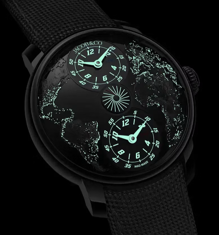 mad paris x jacob & co the world is yours dual time zone NIGHT