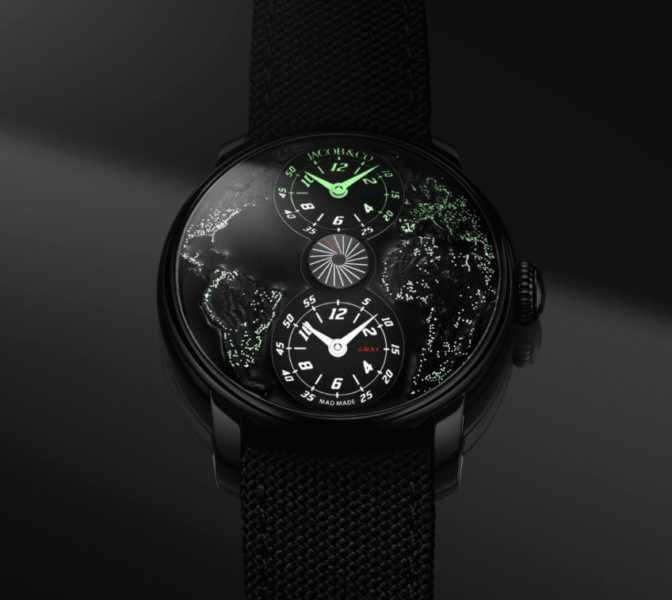 Jacob & Co x MAD Paris  The World Is Yours Dual Time Zone DT100.11.AA.AA.ABTAA