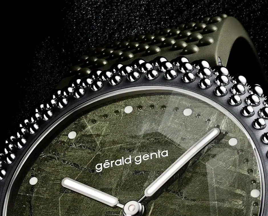 Gérald Genta Gentissima Oursin 41 Green Meteorite