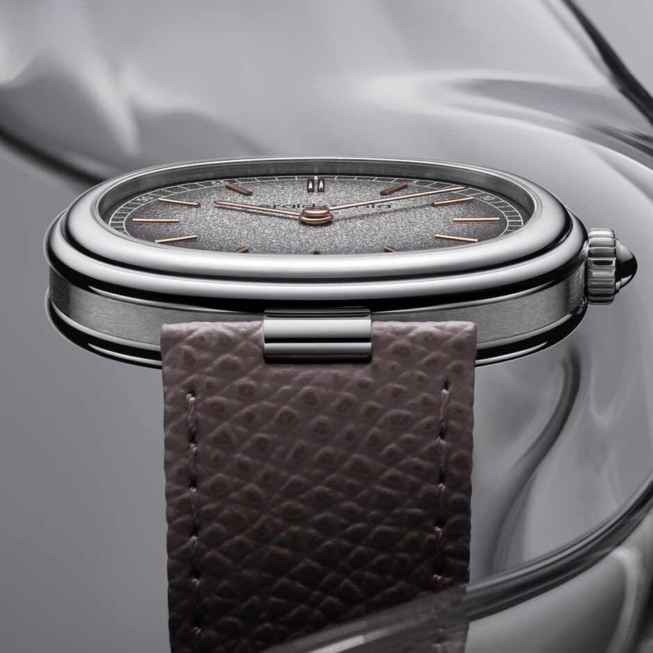 GERALD GENTA GENEVA TIME ONLY GRAFITE