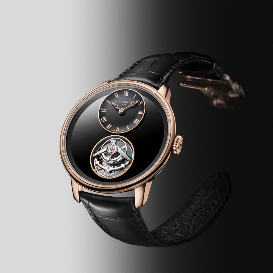 Arnold & Son Ultrathin Tourbillon Onyx Or Rouge 5N 750/1000